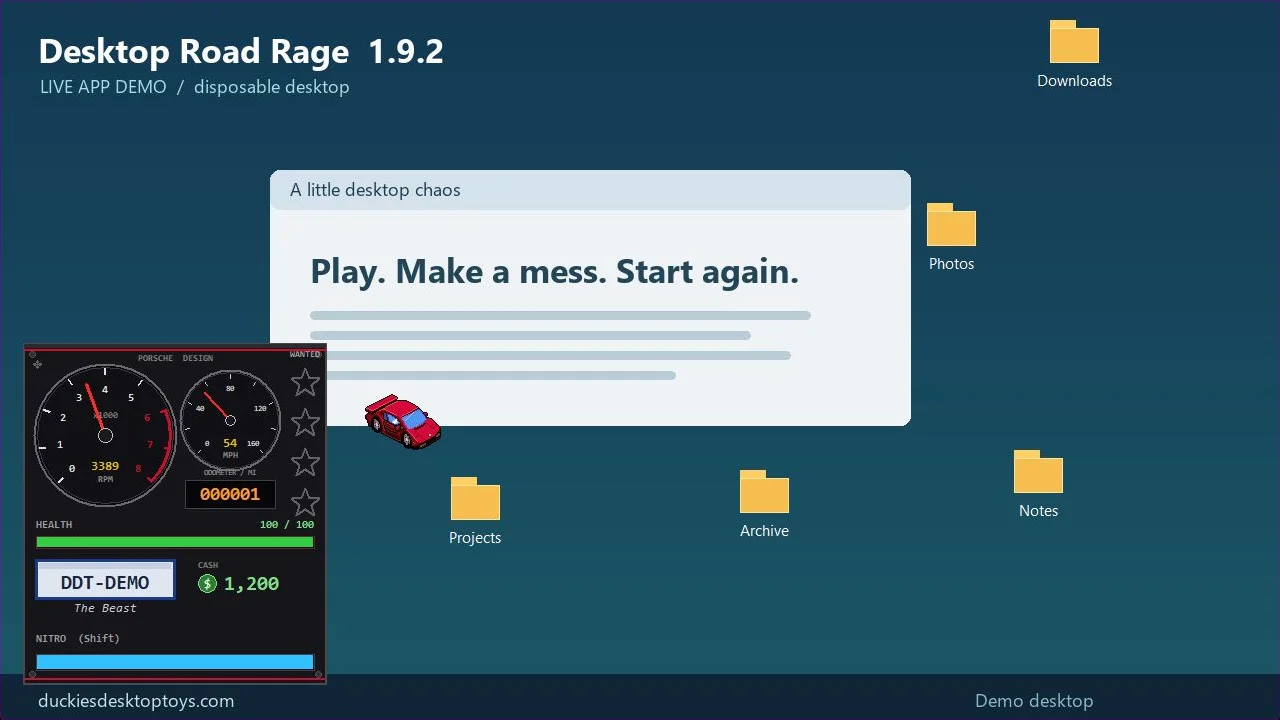 Desktop Road Rage screenshot