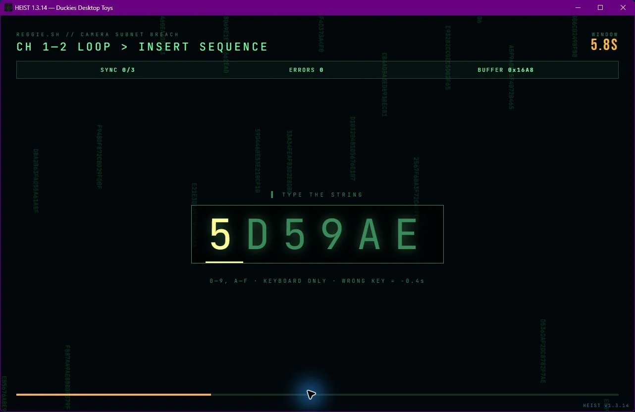HEIST screenshot