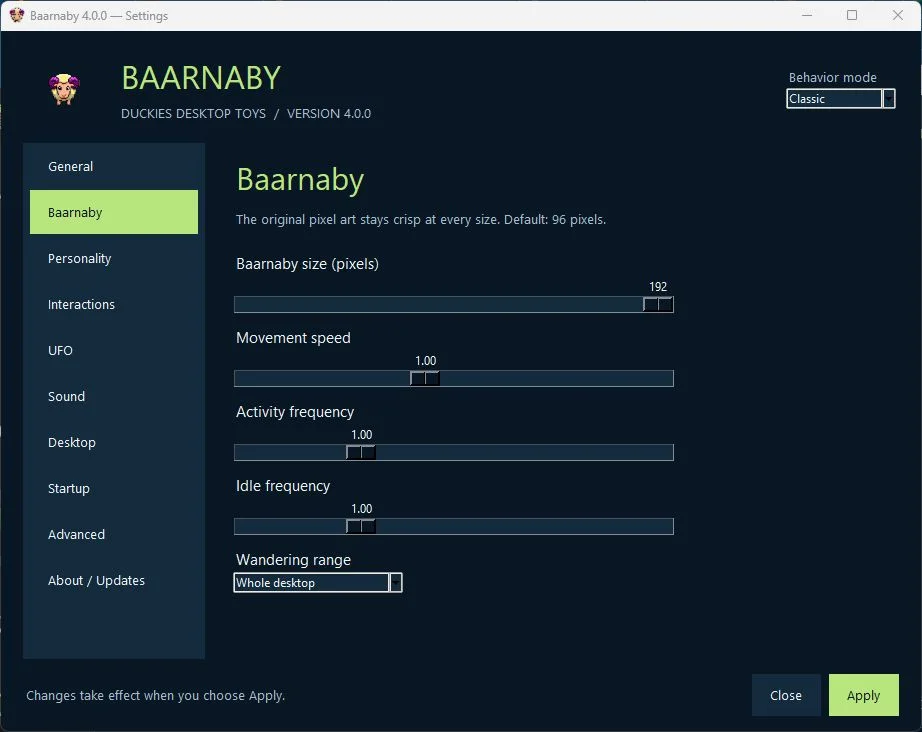 Baarnaby screenshot